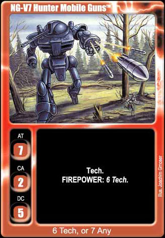 NG-V7 Hunter Mobile Guns
